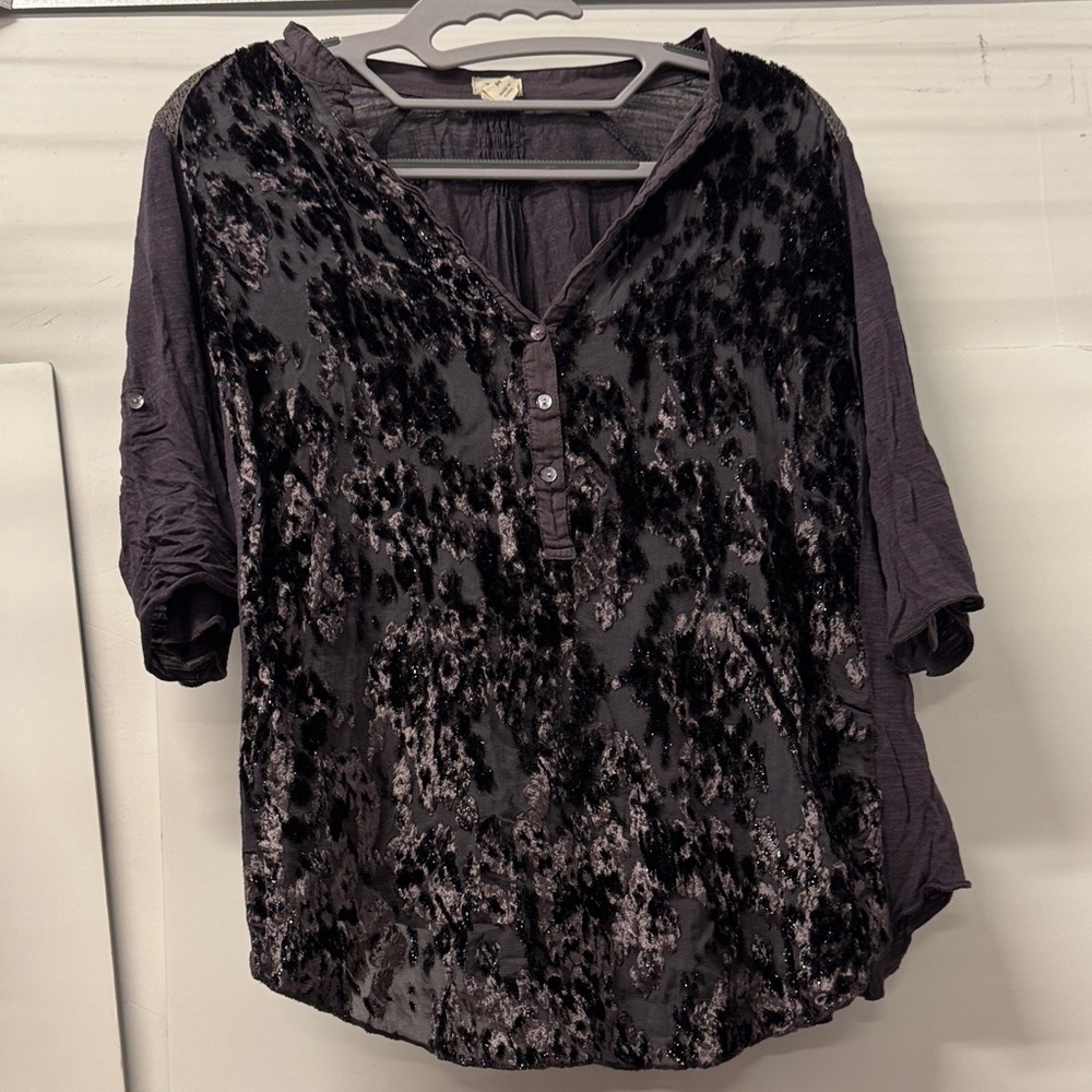 Anthropology Tiny Brand Whimsigoth Women's Tunic. Silk blend. Size M